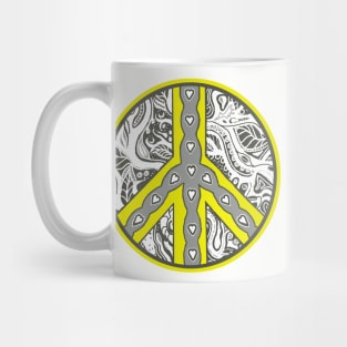 Circle of Peace Tangle Var 6A Mug